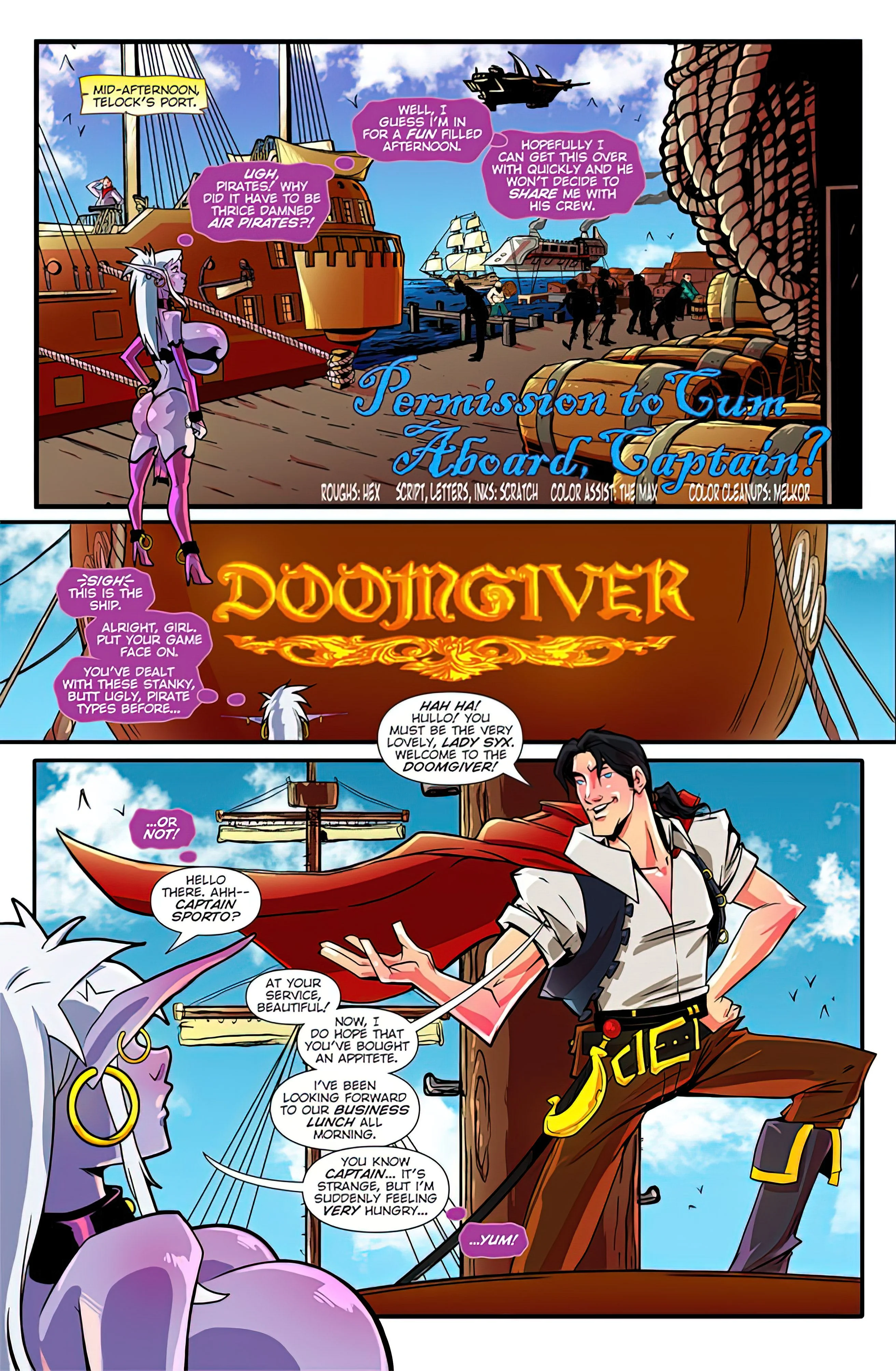 Main Comic Series [Mana World] Cum Aboard - Chapter 5 - Page 3