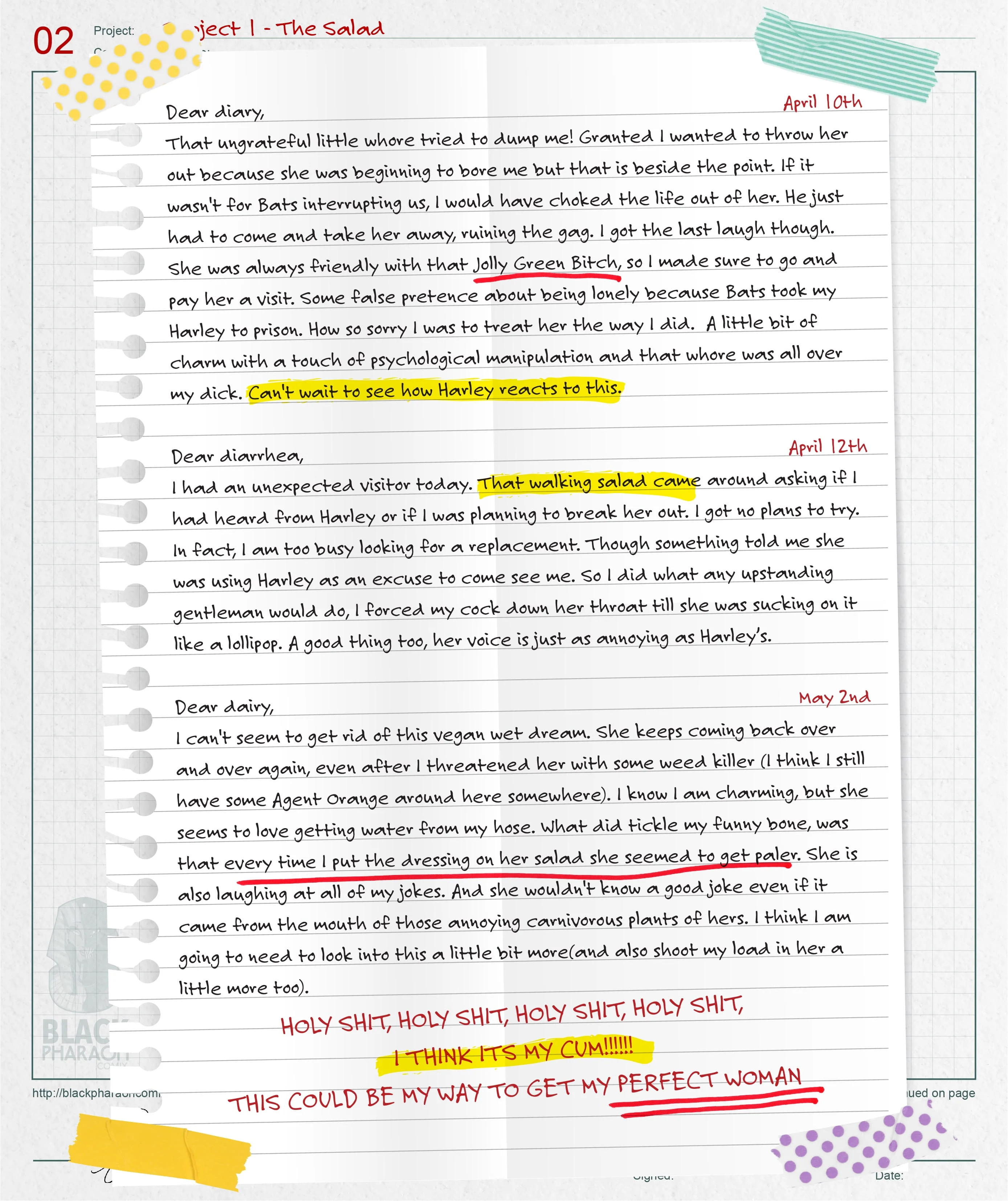 Pages of Mad Obsession [The Black Pharaoh] Chapter 1 - Page 4