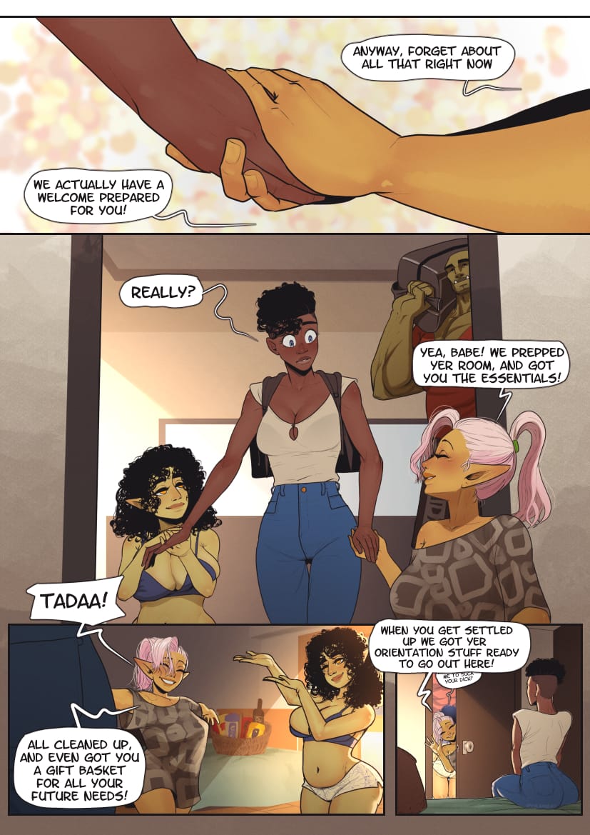 A Special Gobbo College Comic [OrcBarbies] Chapter 1 - Page 12