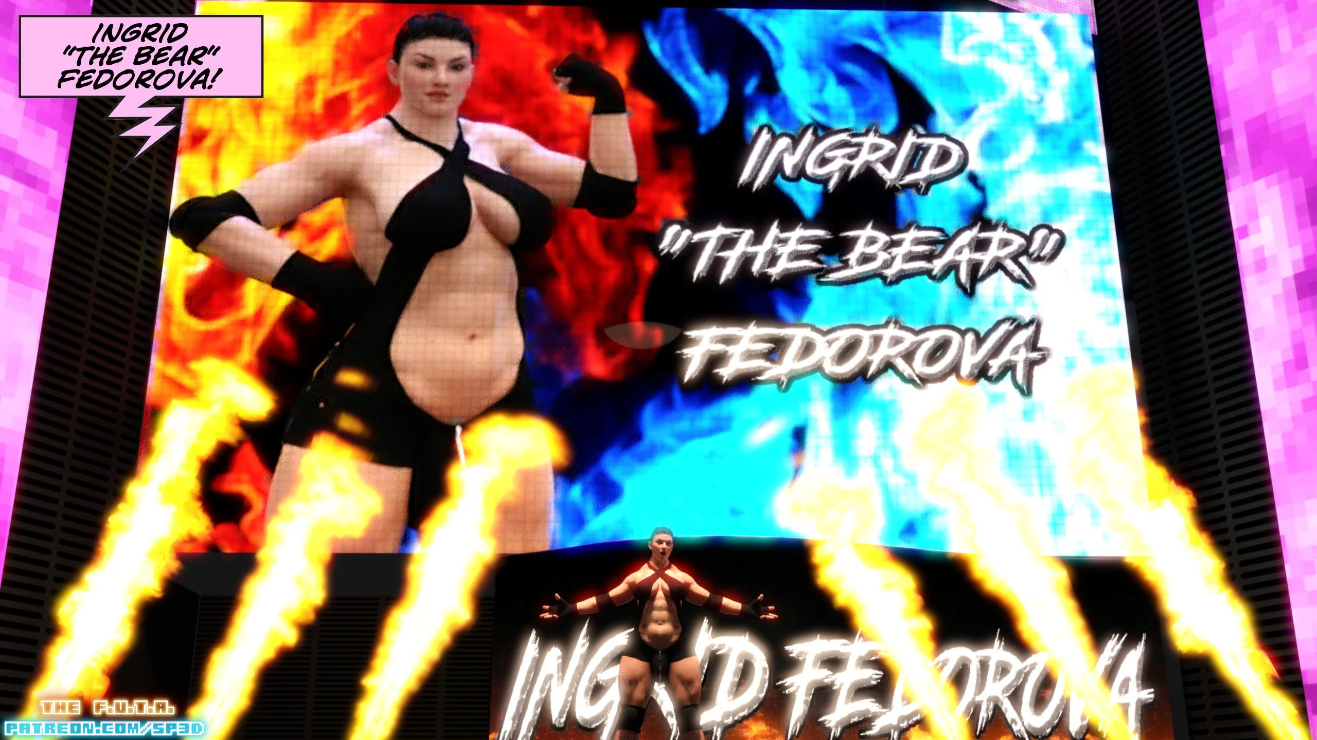 The F.U.T.A [SquarePeg3D] Match 12 - Ingrid 'The Bear' Fedorova VS Freia Stormbringer - Page 3