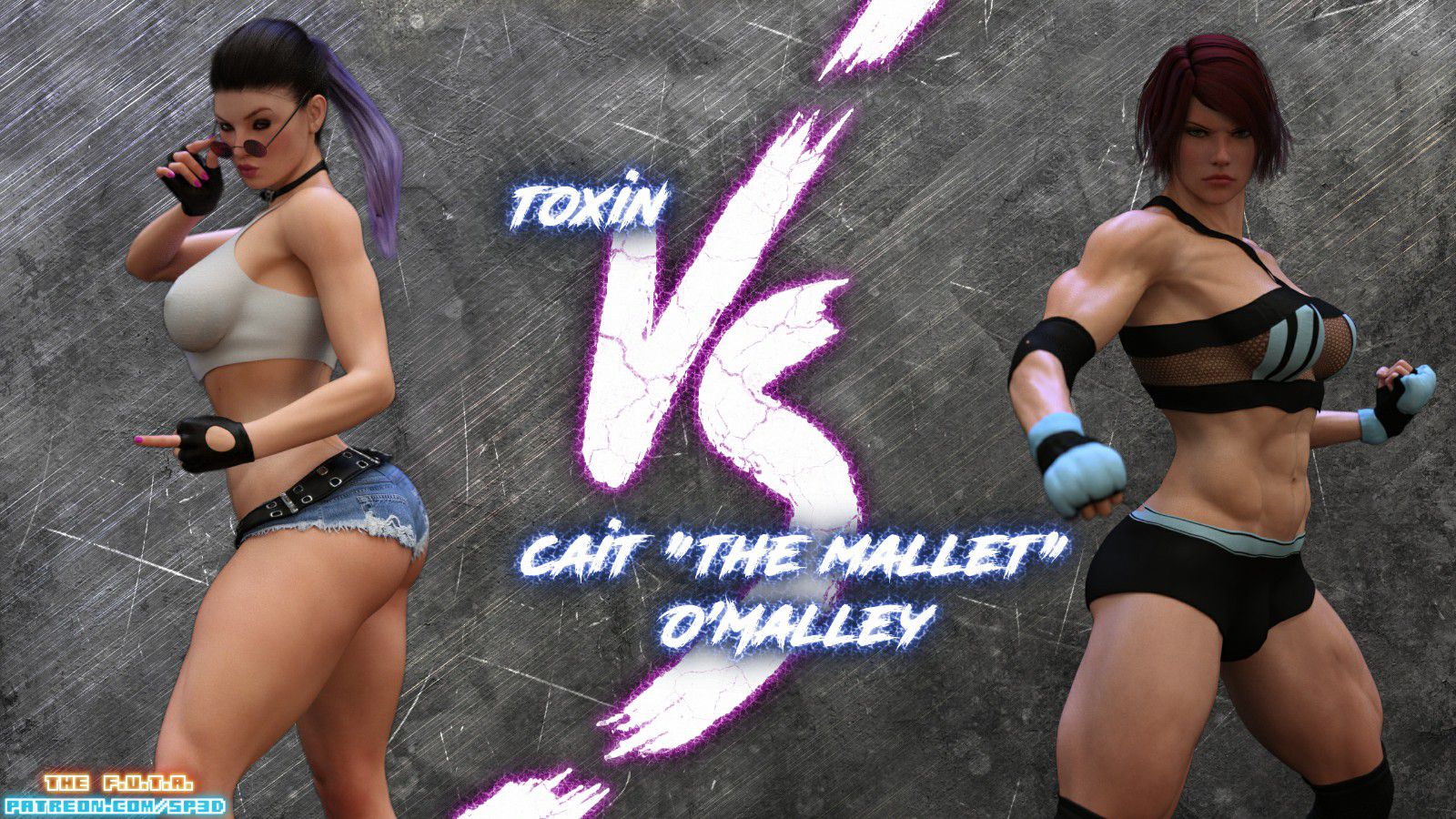 The F.U.T.A [SquarePeg3D] Match 8 - Toxin VS Cait 'The Mallet' O'Malley - Page 1