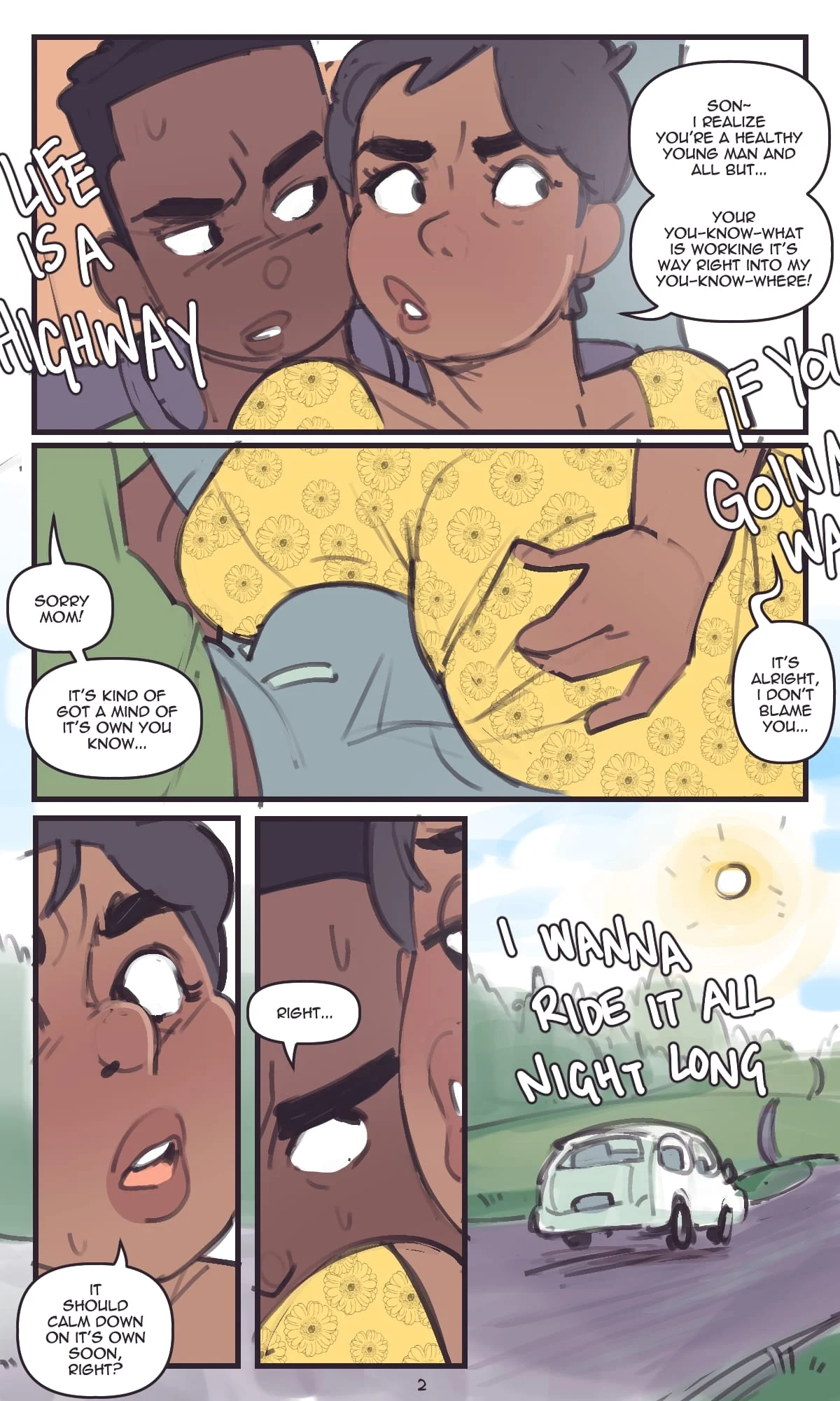 Backseat Rider [NotEnoughMilk] Chapter 1 - Page 2